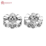 18K Brass Flower Spacer Beads for Jewelry Making