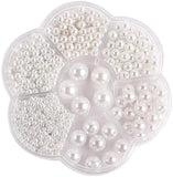 1150pcs Mixed Round Hole Faux Pearl Beads - DIY Jewelry Making Crafts