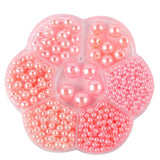 1150pcs Mixed Round Hole Faux Pearl Beads - DIY Jewelry Making Crafts