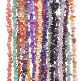 Mixed Stone Gravel Chip Beads 30Inch Lapis Opal Crystal Tumbled G