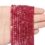 Faceted Round Beads Gemstones for Jewelry Making DIY