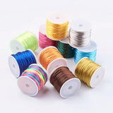 Nylon Cord Satin Rattail Thread Chinese Knotting for DIY Jewelry Finding