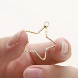 10Pcs Geometric Brass Charms Pendant for DIY Jewelry Making