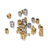10pcs Stainless Steel Spacer Bead Charm 4 6 8 10mm Big Hole Loose Bead DIY