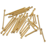 20Pcs Stainless Steel PVD Double Hole Connectors DIY Jewelry Making