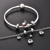 10pcs Stainless Steel Spacer Stopper Beads for Bracelet DIY Jewelry
