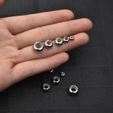 10pcs Stainless Steel Spacer Stopper Beads for Bracelet DIY Jewelry