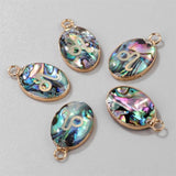 Abalone Shell Drop Pendants 12 Constellation Charms