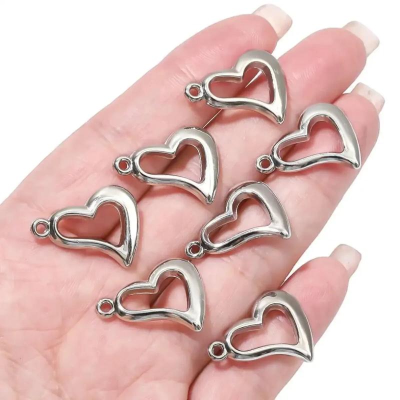 Heart Butterfly Knot Pendant DIY Necklace Pearl Pendant