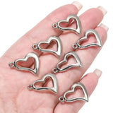 Heart Butterfly Knot Pendant DIY Necklace Pearl Pendant