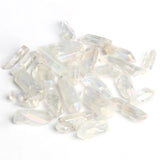 10pcs AB Quartz Top Drilled Stick Point Pendants Clear Crystal Beads