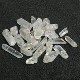 10pcs AB Quartz Top Drilled Stick Point Pendants Clear Crystal Beads