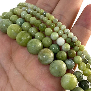 AAA Natural Chinese Jade Stone Beads 4-12MM