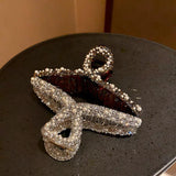 Snake Rhinestone Hair Claws Crystal Headdress Hair Clips