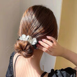 Acrylic Flowers Hair Claw Clip for Women Girls Hairpin Hair Accessories