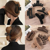Acrylic Hair Claw Korea For Girl Clip Barrette Hair Accessory