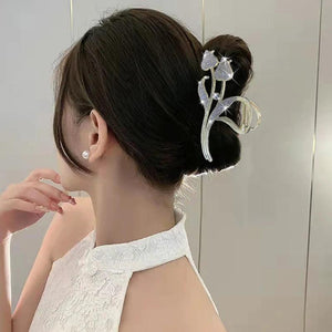 Rhinestone Hair Claw Geometric Hair Clip
