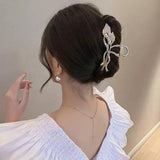 Rhinestone Hair Claw Geometric Hair Clip