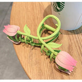 Women Flowers Geometric Metal Hair Claw Vintage Hair Clips Headband Hairpin