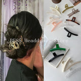 Large Cross Hair Clip Crab Claw Barrette for Women Girls