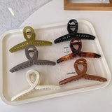 Large Cross Hair Clip Crab Claw Barrette for Women Girls