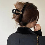 Women Hair Claw Camellia Barrette Hairpins Bath Clip Hair Accessories
