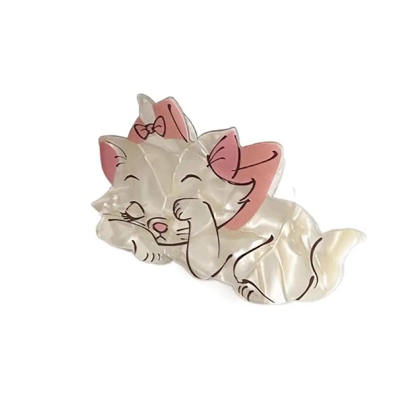 Large Acetate Animal Hair Claw for Girls