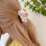 Large Acetate Animal Hair Claw for Girls