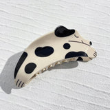 Acetate Dog Hair Clip for Women Girls Shark Hair Claw Styling Barrette Hairpin