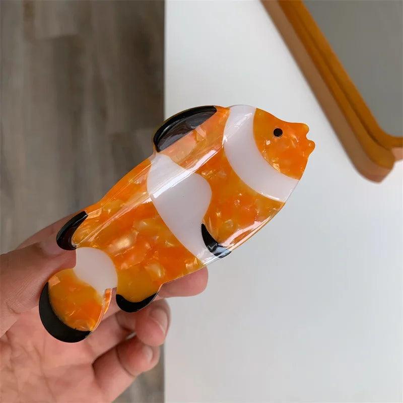 Cartoon Ocean Animals Hairclip Kids Hair Claws Hair Accessories
