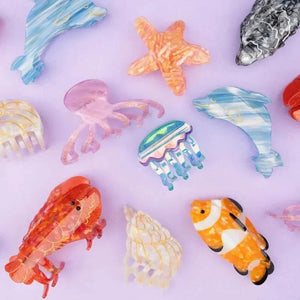 Cartoon Ocean Animals Hairclip Kids Hair Claws Hair Accessories