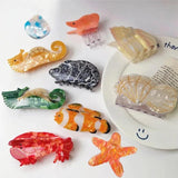 Cartoon Ocean Animals Hairclip Kids Hair Claws Hair Accessories