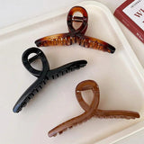 Clear Acrylic Hair Claws Hair Clips Barrette Headwear for Women Girls