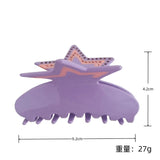 Muweordy Star Hair Clips Acetate Large Crab Hair Claw Clip for Women Girls