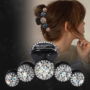 Crystal Hair Clips Bow Ponytail Hair Accessories