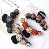 Crystal Hair Clips Bow Ponytail Hair Accessories