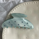 Diamond Inlaid Grab Clip with Butterfly Back Spoon