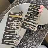 Y2k Love Rhinestone Hair Clip Duckbill