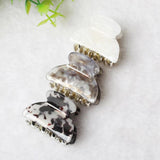3pack Daisy Acrylic Small Hair Claw Hair Clips for Women Girls