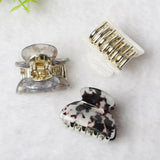 3pack Daisy Acrylic Small Hair Claw Hair Clips for Women Girls