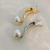 Silver Metal Hair Clip Claw with Teeth for Thick Hair Woman Accessories