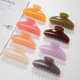 Unbreakable Girl Jelly Large Crescent Claws Hair Clips