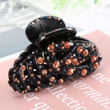 Vintage Rhinestone Hair Claw Hairpin Crystal Hair Clips