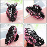 Vintage Rhinestone Hair Claw Hairpin Crystal Hair Clips
