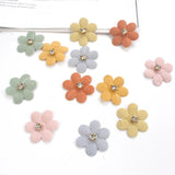50pcs Rhinestone Flower Applique DIY Sewing Clothing Patches