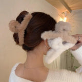 Large Grab Clip Ponytail Shark Hair Crab Girls Hair Accessories