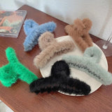 Large Grab Clip Ponytail Shark Hair Crab Girls Hair Accessories