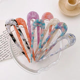 Shell Hair Clip Hair Pins Acetate Hair Sticks for Women