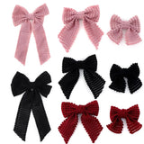 Chenille Tape Hair Bows Hairpins Girls Hair Clips Barrettes Clip Kids Headwear