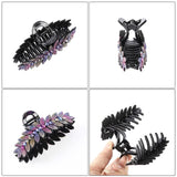 Rhinestone Hair Claws Crab Hairpins Large Size Hair Clips